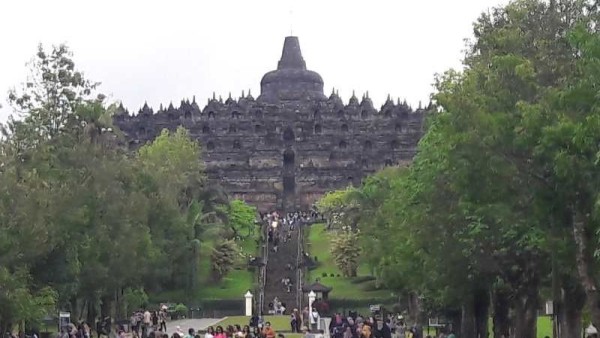 Candi Borobudur di Kabupaten Magelang, Jawa Tengah. ANTARA/Heru Suyitno