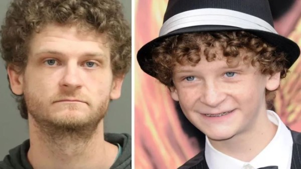 Perbandingan Ethan Jamieson saat membintangi The Hunger Games (2012) dan foto penangkapannya tahun 2026.